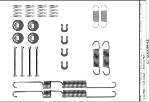 Mintex MBA738 - Kit d'accessoires, mâchoire de frein cwaw.fr