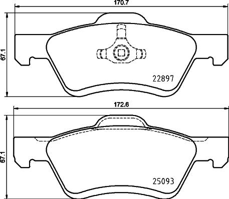 Mintex MDB4003 - Kit de plaquettes de frein, frein à disque cwaw.fr