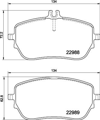 Mintex MDB4111 - Kit de plaquettes de frein, frein à disque cwaw.fr