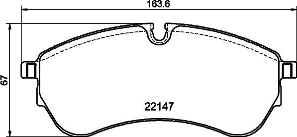 Mintex MDB4345 - Kit de plaquettes de frein, frein à disque cwaw.fr