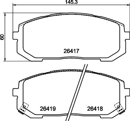 Mintex MDB4385 - Kit de plaquettes de frein, frein à disque cwaw.fr