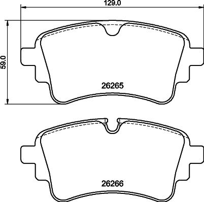 Mintex MDB4280 - Kit de plaquettes de frein, frein à disque cwaw.fr