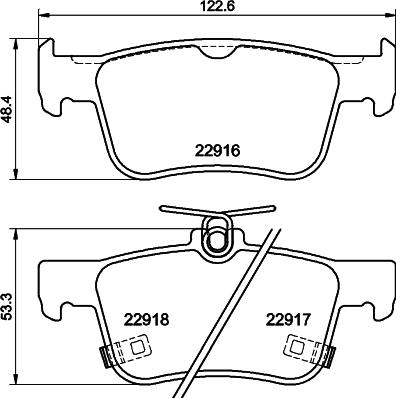 Mintex MDB4276 - Kit de plaquettes de frein, frein à disque cwaw.fr