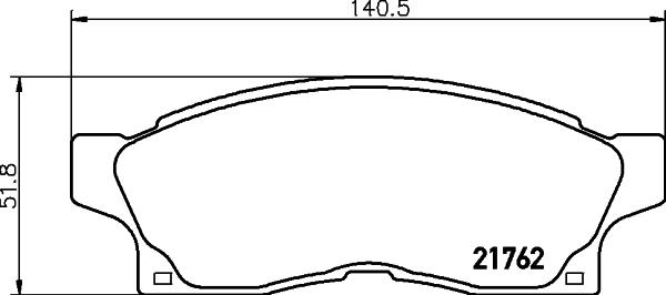 Mintex MDB1498 - Kit de plaquettes de frein, frein à disque cwaw.fr