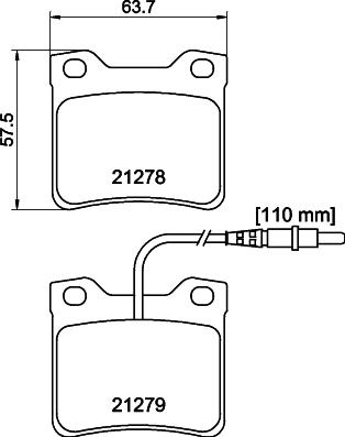 Mintex MDB1442 - Kit de plaquettes de frein, frein à disque cwaw.fr