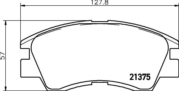 Mintex MDB1447 - Kit de plaquettes de frein, frein à disque cwaw.fr