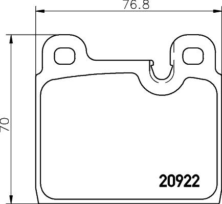 BENDIX 571349 - Kit de plaquettes de frein, frein à disque cwaw.fr