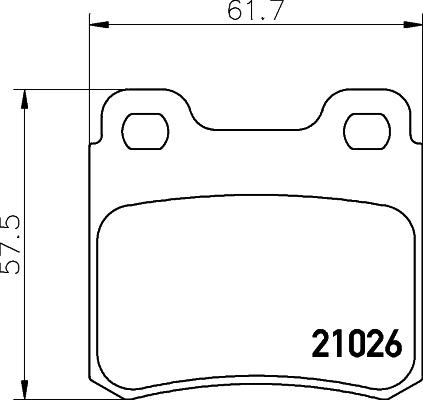 Mintex MDB1480 - Kit de plaquettes de frein, frein à disque cwaw.fr