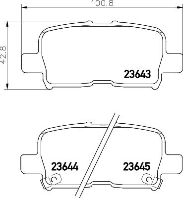 Mintex MDB1596 - Kit de plaquettes de frein, frein à disque cwaw.fr