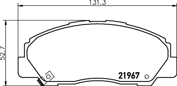 Mintex MDB1592 - Kit de plaquettes de frein, frein à disque cwaw.fr