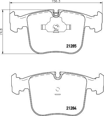 Mintex MDB1551 - Kit de plaquettes de frein, frein à disque cwaw.fr