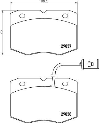 Mintex MDB1561 - Kit de plaquettes de frein, frein à disque cwaw.fr