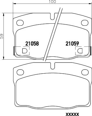 Mintex MDB1512 - Kit de plaquettes de frein, frein à disque cwaw.fr