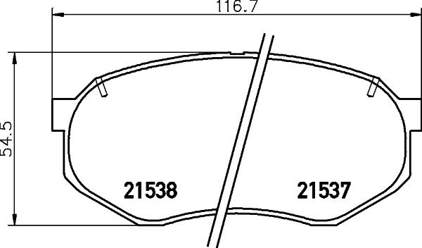 Mintex MDB1577 - Kit de plaquettes de frein, frein à disque cwaw.fr