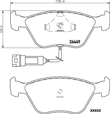 Mintex MDB1637 - Kit de plaquettes de frein, frein à disque cwaw.fr