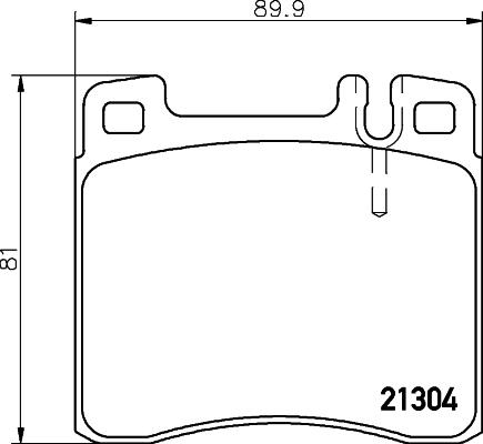 Mintex MDB1626 - Kit de plaquettes de frein, frein à disque cwaw.fr