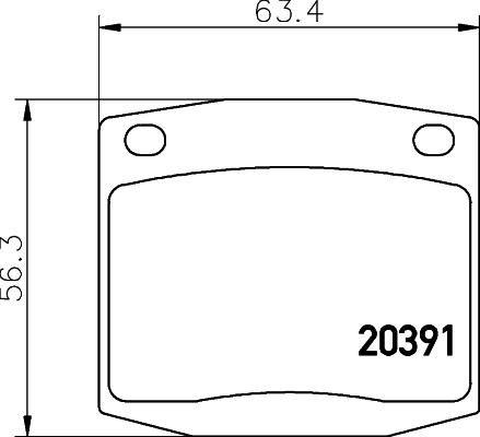 Mintex MDB1097 - Kit de plaquettes de frein, frein à disque cwaw.fr