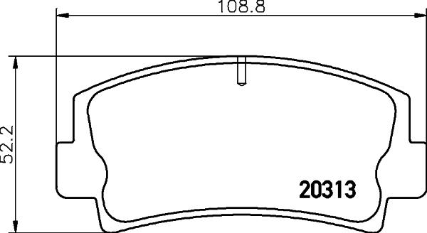 Mintex MDB1058 - Kit de plaquettes de frein, frein à disque cwaw.fr