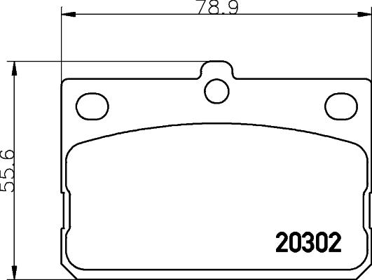 Mintex MDB1063 - Kit de plaquettes de frein, frein à disque cwaw.fr