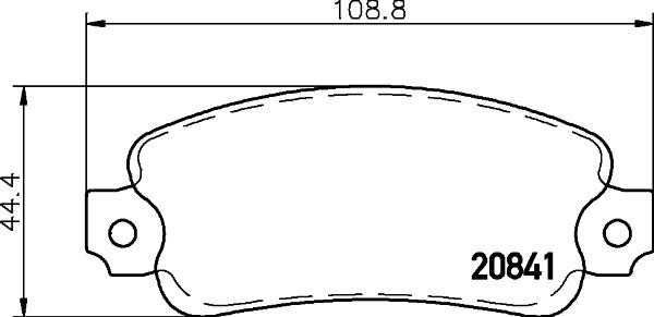 Mintex MDB1088 - Kit de plaquettes de frein, frein à disque cwaw.fr