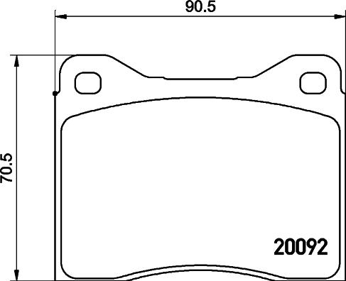 Mintex MDB1024 - Kit de plaquettes de frein, frein à disque cwaw.fr