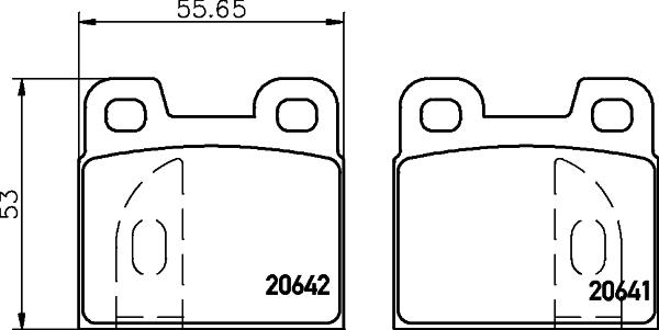 Mintex MDB1072 - Kit de plaquettes de frein, frein à disque cwaw.fr