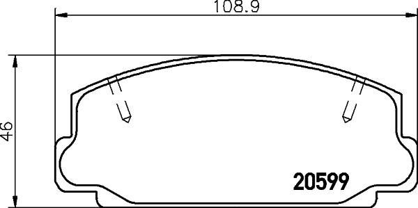 Mintex MDB1149 - Kit de plaquettes de frein, frein à disque cwaw.fr