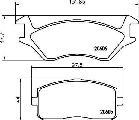 Mintex MDB1145 - Kit de plaquettes de frein, frein à disque cwaw.fr