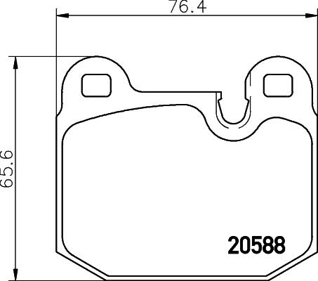 Mintex MDB1153 - Kit de plaquettes de frein, frein à disque cwaw.fr