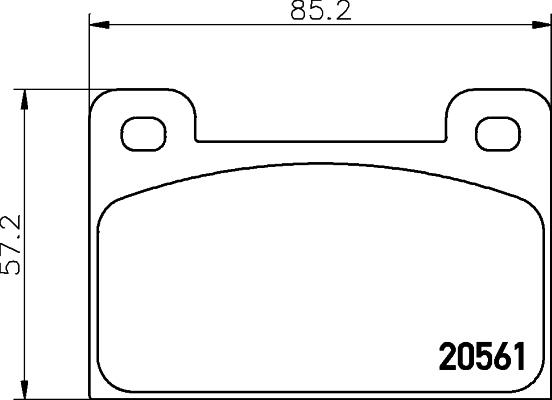 Mintex MDB1165 - Kit de plaquettes de frein, frein à disque cwaw.fr