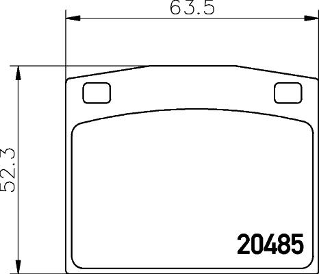 Mintex MDB1106 - Kit de plaquettes de frein, frein à disque cwaw.fr