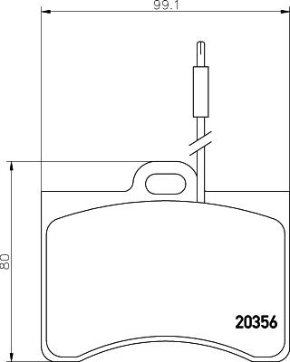 Mintex MDB1101 - Kit de plaquettes de frein, frein à disque cwaw.fr