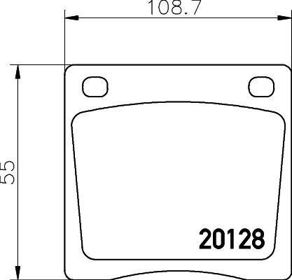 Mintex MDB1107 - Kit de plaquettes de frein, frein à disque cwaw.fr