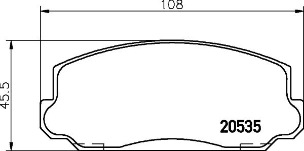 Mintex MDB1119 - Kit de plaquettes de frein, frein à disque cwaw.fr