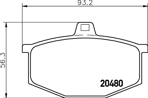 Mintex MDB1118 - Kit de plaquettes de frein, frein à disque cwaw.fr