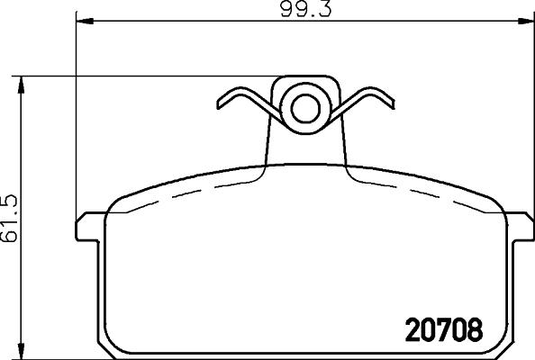 Mintex MDB1189 - Kit de plaquettes de frein, frein à disque cwaw.fr