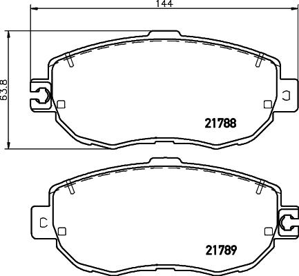 Mintex MDB1840 - Kit de plaquettes de frein, frein à disque cwaw.fr