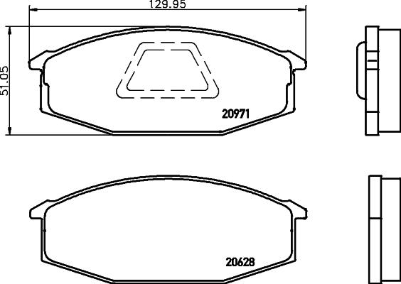 FTE BL1132A1 - Kit de plaquettes de frein, frein à disque cwaw.fr