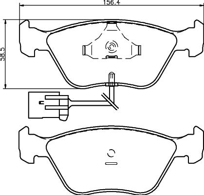 Mintex MDB1810 - Kit de plaquettes de frein, frein à disque cwaw.fr