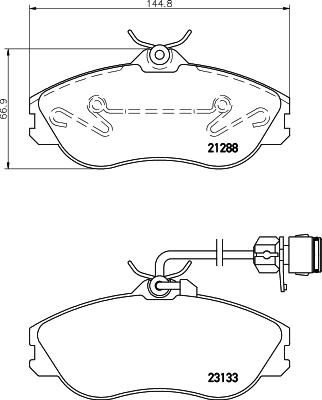 Mintex MDB1820 - Kit de plaquettes de frein, frein à disque cwaw.fr