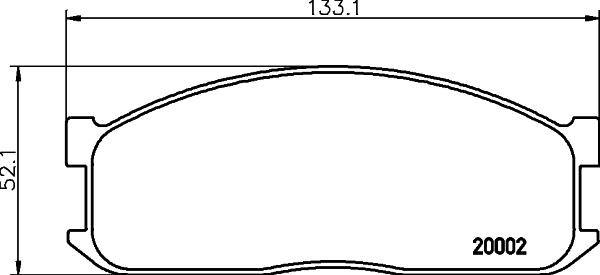 Mintex MDB1346 - Kit de plaquettes de frein, frein à disque cwaw.fr