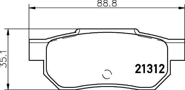 Mintex MDB1360 - Kit de plaquettes de frein, frein à disque cwaw.fr