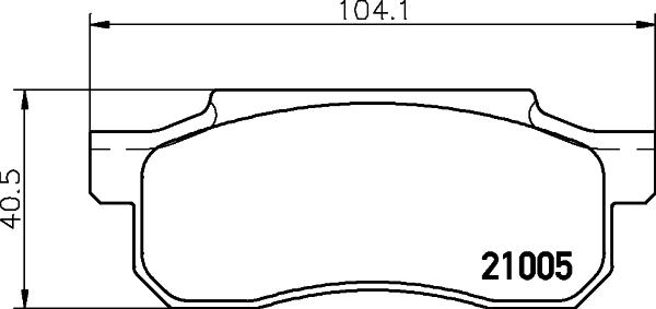 Mintex MDB1308 - Kit de plaquettes de frein, frein à disque cwaw.fr