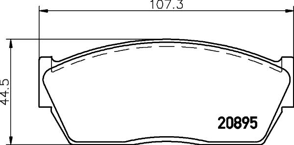 Mintex MDB1259 - Kit de plaquettes de frein, frein à disque cwaw.fr