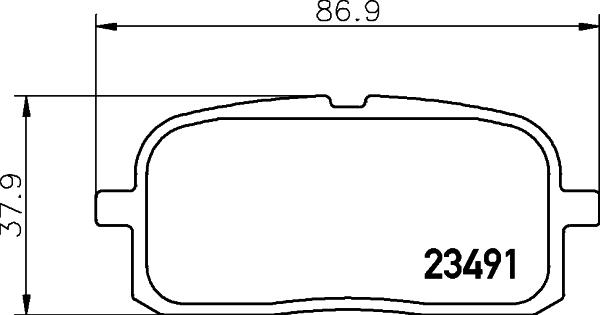 Mintex MDB1709 - Kit de plaquettes de frein, frein à disque cwaw.fr