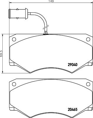 Mintex MDB1730 - Kit de plaquettes de frein, frein à disque cwaw.fr