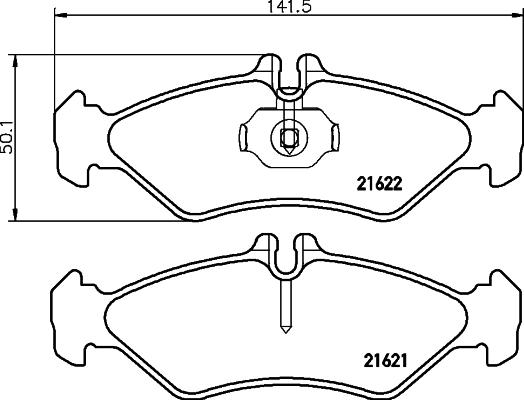 Mintex MDB1737 - Kit de plaquettes de frein, frein à disque cwaw.fr