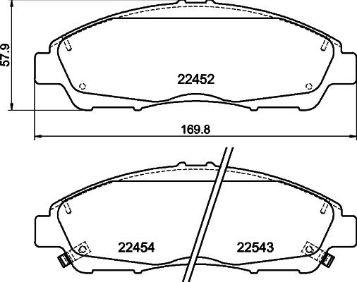 Wagner QC1378 - Kit de plaquettes de frein, frein à disque cwaw.fr