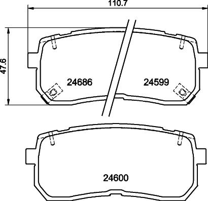 Mintex MDB82922 - Kit de plaquettes de frein, frein à disque cwaw.fr