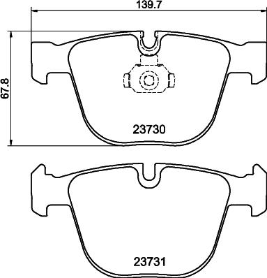 Mintex MDB82765 - Kit de plaquettes de frein, frein à disque cwaw.fr